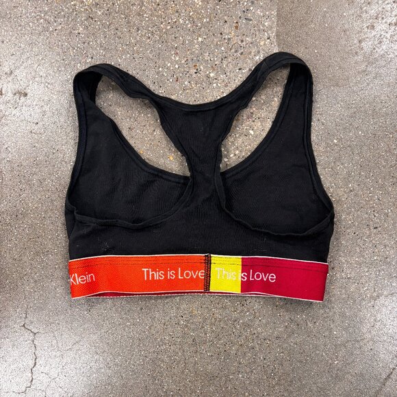 Calvin Klein This Is Love Colorblock Unlined Bralette - Picture 5 of 6